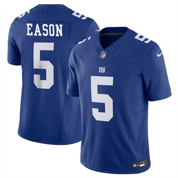 Men & Women & Youth New York Giants #5 Jacob Eason Blue 2023 F.U.S.E. Vapor Untouchable Limited Jersey,We sell and wholesale Men & Women & Youth New York Giants #5 Jacob Eason Blue 2023 F.U.S.E. Vapor Untouchable Limited Jersey on line form chian!